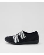 Urban Ff Black Silver Fabric Sneakers