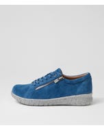 Solar Xf Dark Denim Suede Sneakers