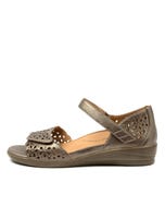 Dusty W Greige Leather