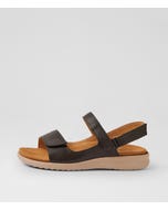 Benji Xw Choc Almond Leather Sandals