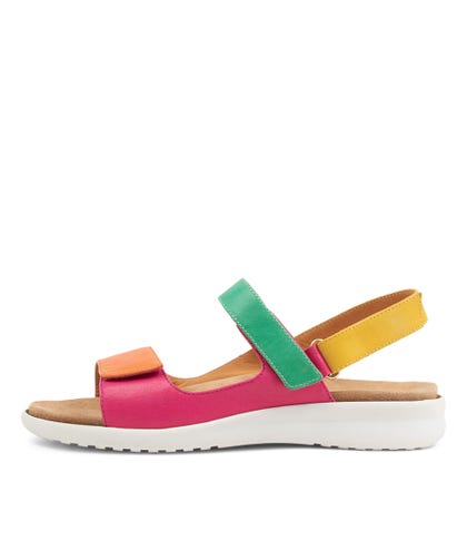 Benji Xw Bright Multi Leather Sandals