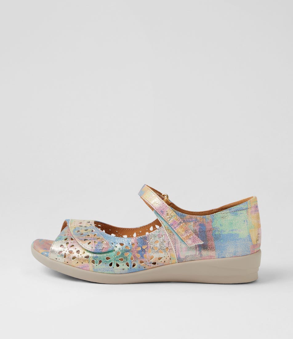 Daffodil W Gelato Multi Leather Sandals