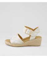 Kraig Xf Ivory Fireworks Leather Sandals