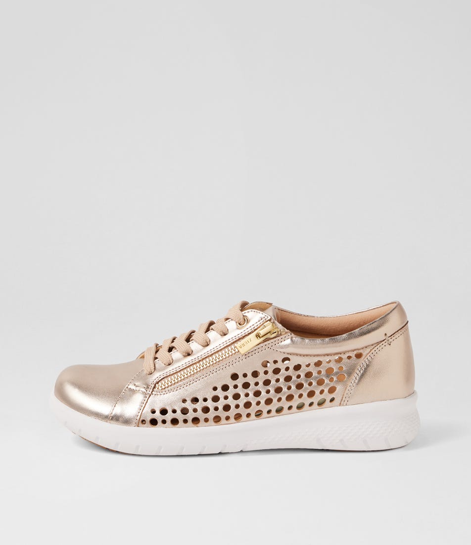 Shovo Xf Platino Leather Sneakers