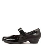 Cassidy Xw Black Patent Leather Heels