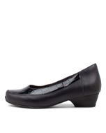Cullenz Xw Black Leather Heels