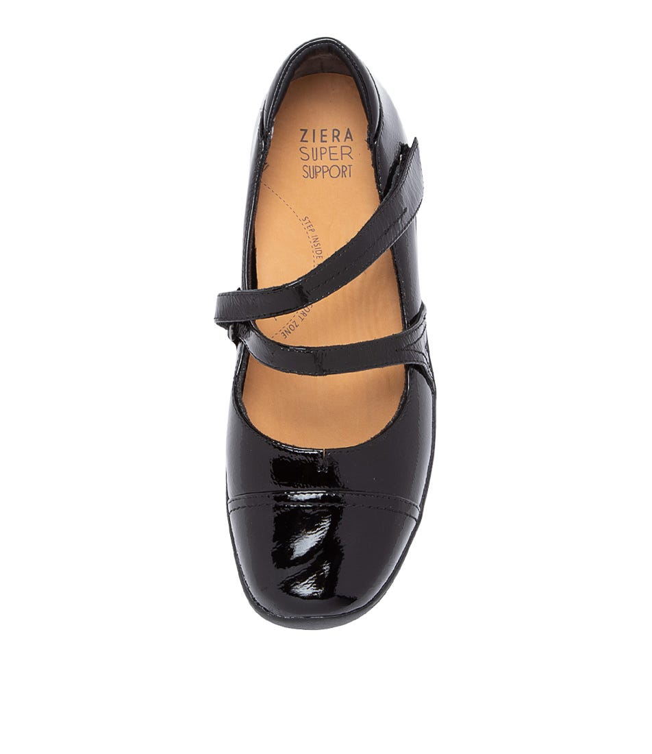 Jammies Xf Black Patent Leather Mary Janes by Ziera | Shop Online at Ziera  AU