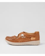 Sachet Xf Tan Leather Flat Shoes
