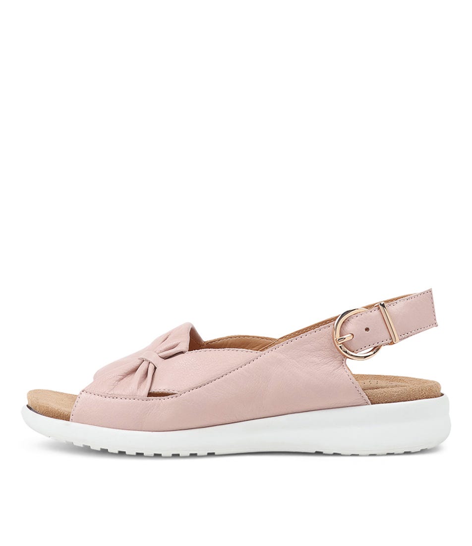 Bari Xw Cafe Leather Sandals Ws by Ziera