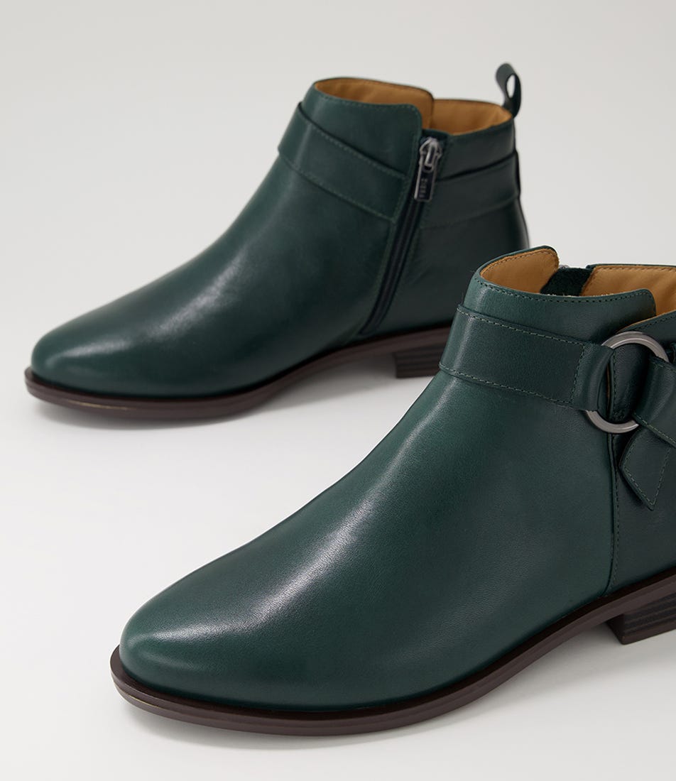 Simonte Xf Forest Leather Ankle Boots by Ziera | Shop Online