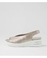 Stowe Xw Argento Sparks Leather Sandals