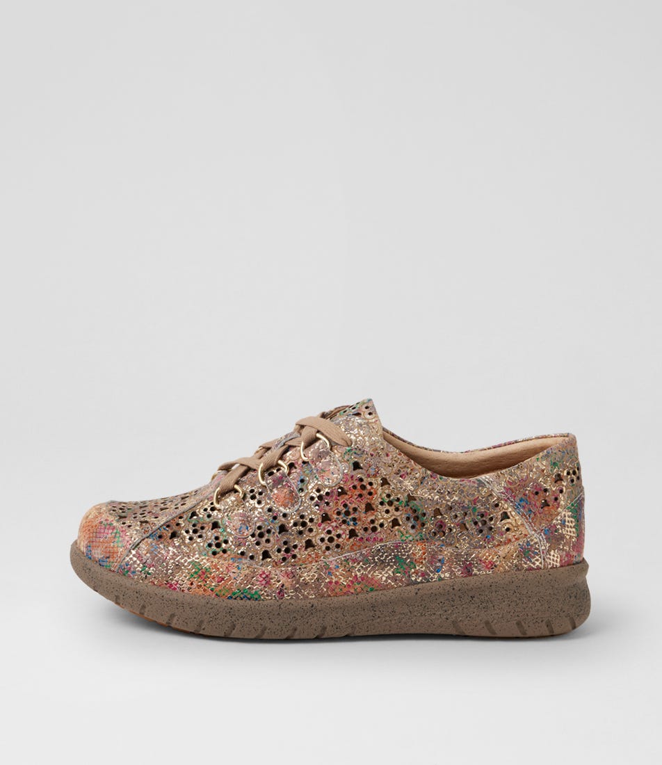 Sarmi Xf Multi Snake Leather Flat Shoes