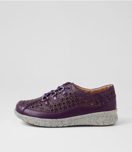 Sarmi Xf New Purple Leather Sneakers