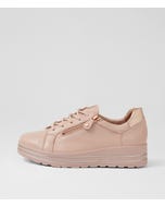 Vamra Xf Pale Rose Gold Leather Sneakers