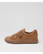 Kozie W Light Choc Suede Sneakers