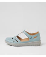 Sinsta Xf Denim Leather Flat Shoes