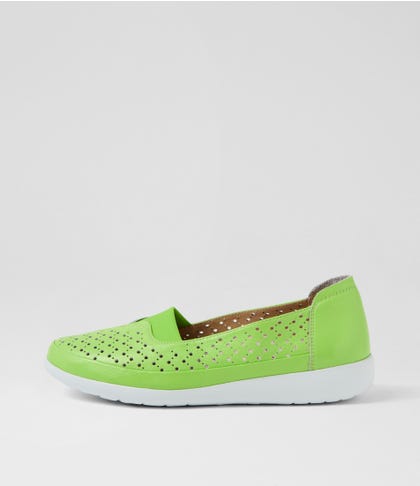 Unki Xf Multi Lime Leather Sneakers