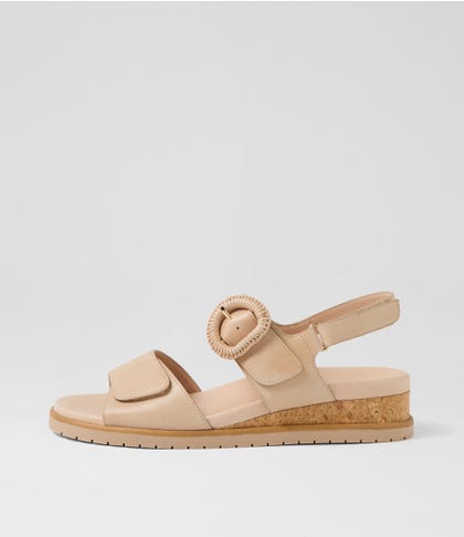 Vatch W Blush Leather Sandals