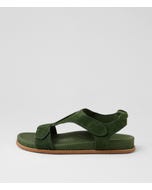 Handra W Olive Suede Sandals