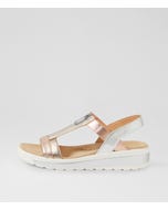 Gista W Metallic Multi Leather Sandals