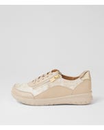 Spela Xw Almond Fireworks Leather Sneakers
