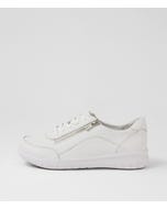Spela Xw White Leather Sneakers