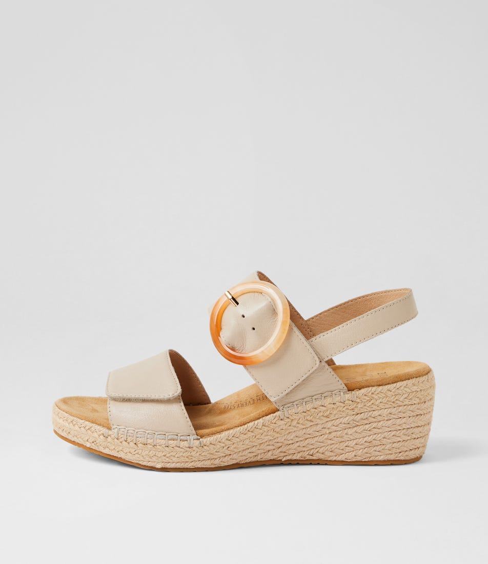 Kulies Xw Almond Leather Sandals