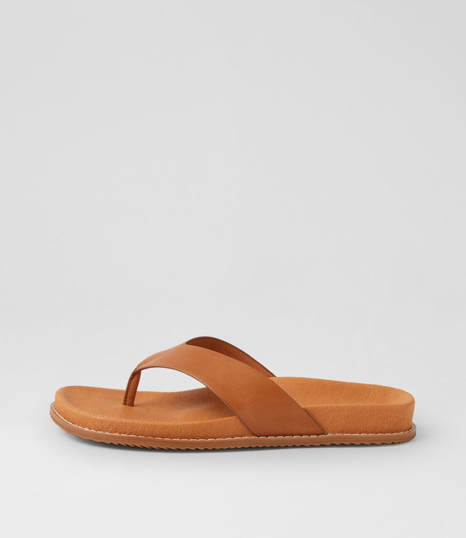Hipon W Tan Leather Sandals