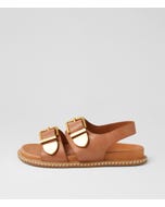 Iwell W Tan Leather Sandals