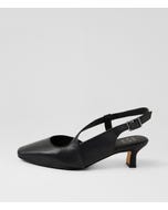 Orello Xw Black Leather Heels