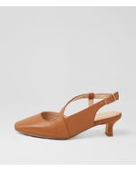 Orello Xw Dark Tan Leather Heels