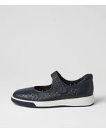 Antho Xf Navy Leather Mary Janes