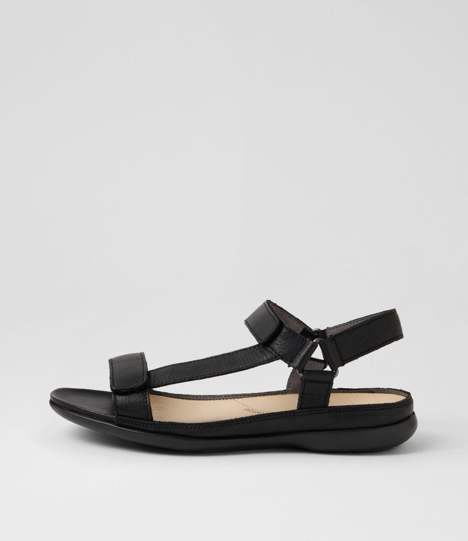 Bellar W Black Leather Sandals