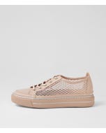 Kerlies W Nude Leather Mesh Sneakers