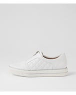 Kimon W White Leather Sneakers