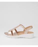 Novol Xw Platino White Leather Sandals