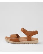 Rikko Xw Dark Tan Milk Leather Sandals