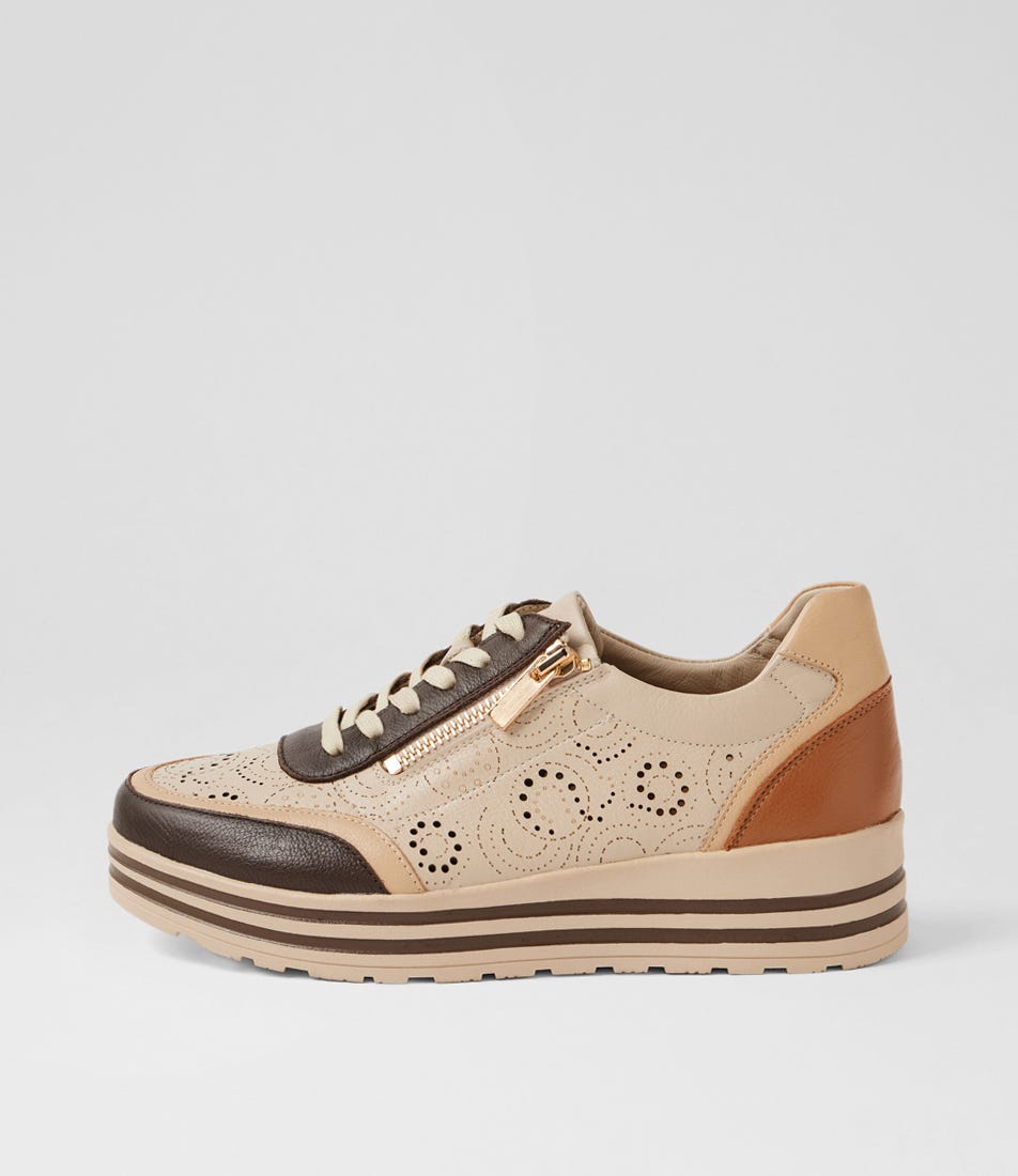 Veemie Xf Neutral Multi Leather Sneakers