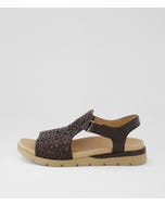 Ascotch Xw Choc Camel Leather Sandals