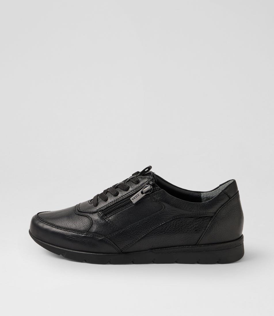 Jibbie Xw Black Leather Sneakers