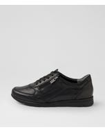 Jibbie Xw Black Leather Sneakers