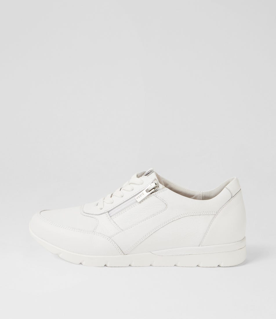 Jibbie Xw White Leather Sneakers